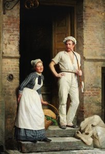 Un panadero que se enfría de Carl Heinrich Bloch